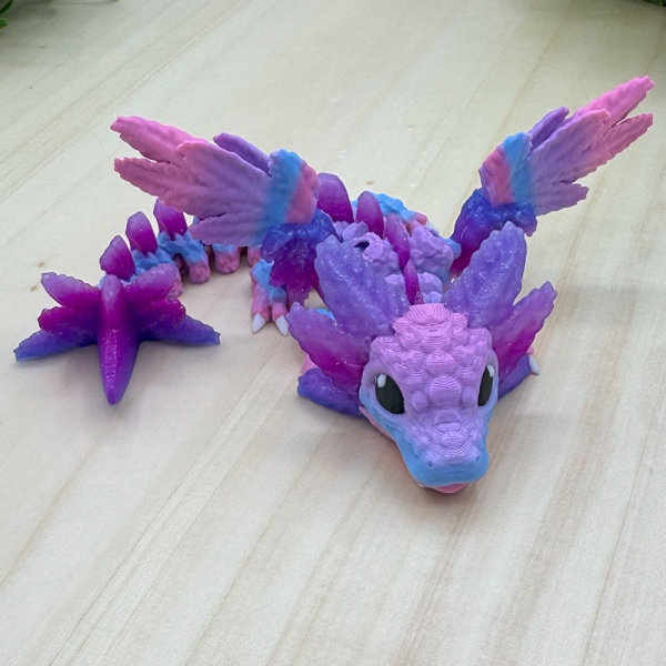 Mini Axolotl-Drache mit Flügel